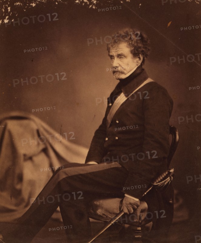 Lieutenant General Sir Colin Campbell G.C.B., Crimean War, 1853-1856, Roger Fenton historic war campaign photo