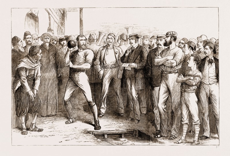 BRITISH ATHLETIC SPORTS AT ALEXANDRIA, EGYPT, 1876