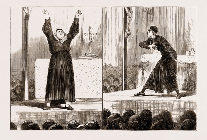 THE PRINCE OF WALES AT MALTA, 1876: PREACHERS AT VALETTA
