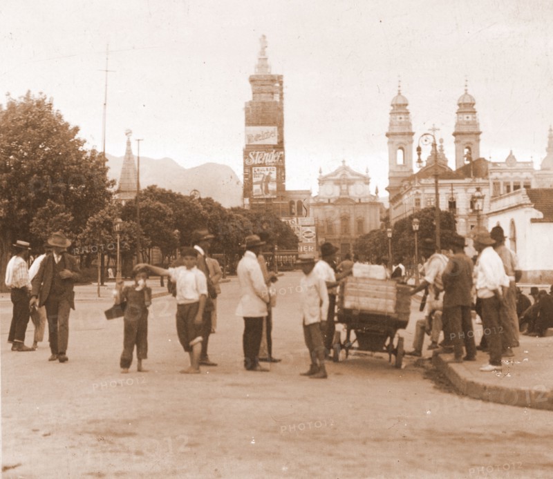 Rio de Janeiro, Brazil, Park 15th of November, Vintage photography