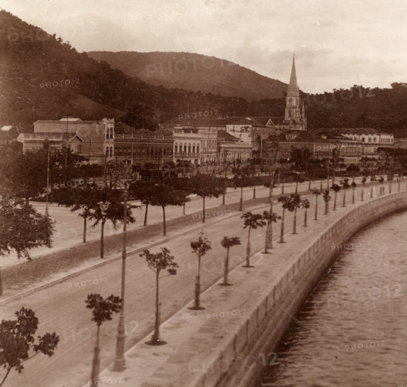 Rio de Janeiro, Brazil, 5 mile quay, Vintage photography
