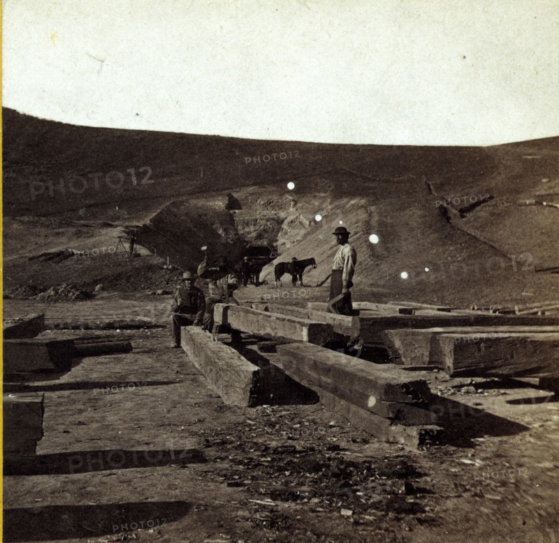 Tunnel No. 2, head of Echo Canon, Vintage photography