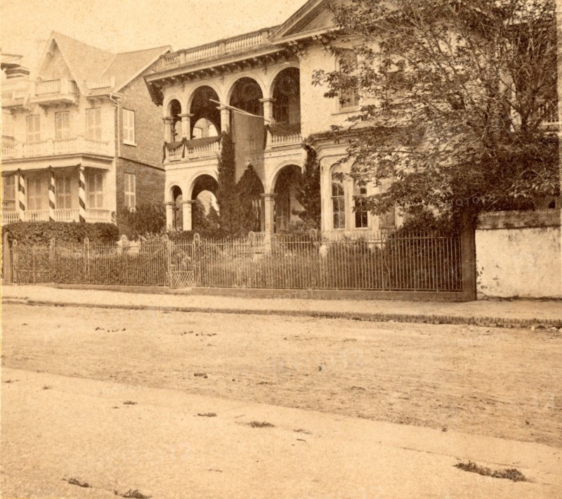 Head Quarters of Gen. John P. Hatch, South Battery, Charleston, S.C., USA, US, Vintage photography