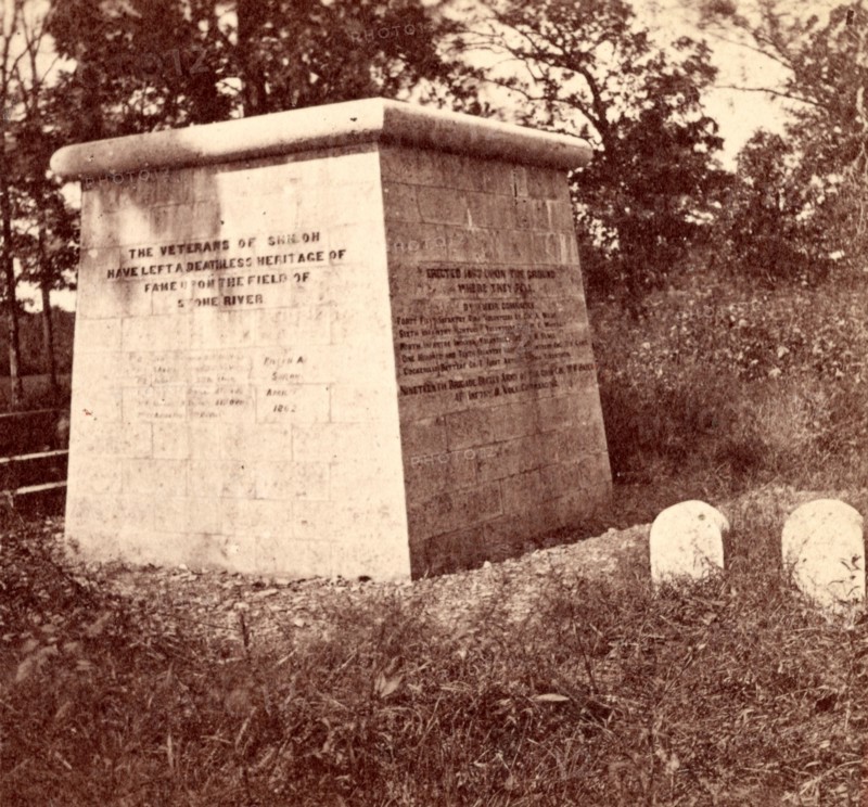 On the battlefield at Stone River, US, USA, America, Vintage photography