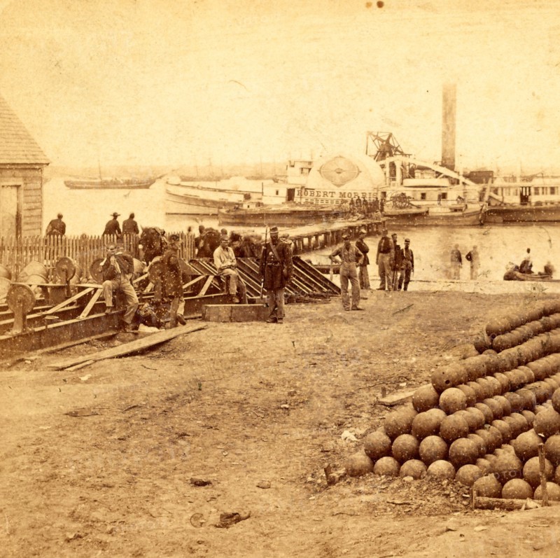 Embarkation for White House, from Yorktown, Va., US, USA, America, Vintage photography