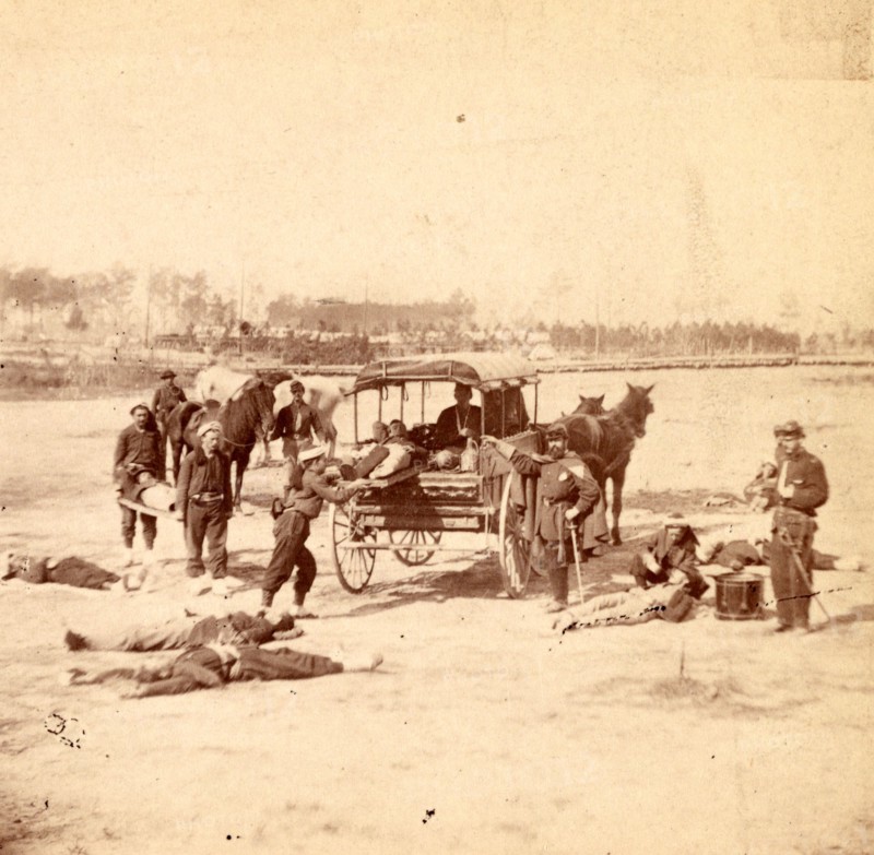 The Ambulance Corps., US, USA, America, Vintage photography
