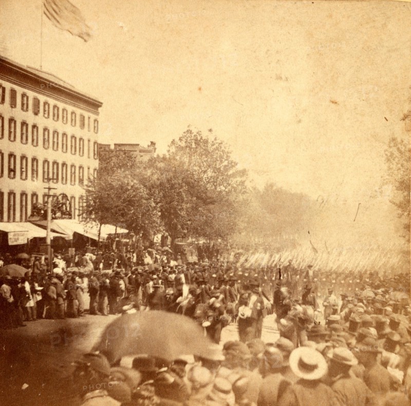 Grand Review, Washington, D.C., US, USA, America, Vintage photography