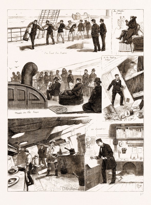 THE AMERICAN CENTENNIAL EXHIBITION: NOTES ON THE WAY TO PHILADELPHIA, 1876; AN ATLANTIC SWELL, MUSIC IN THE BOWS, THE KITCHEN, ON SOUNDINGS