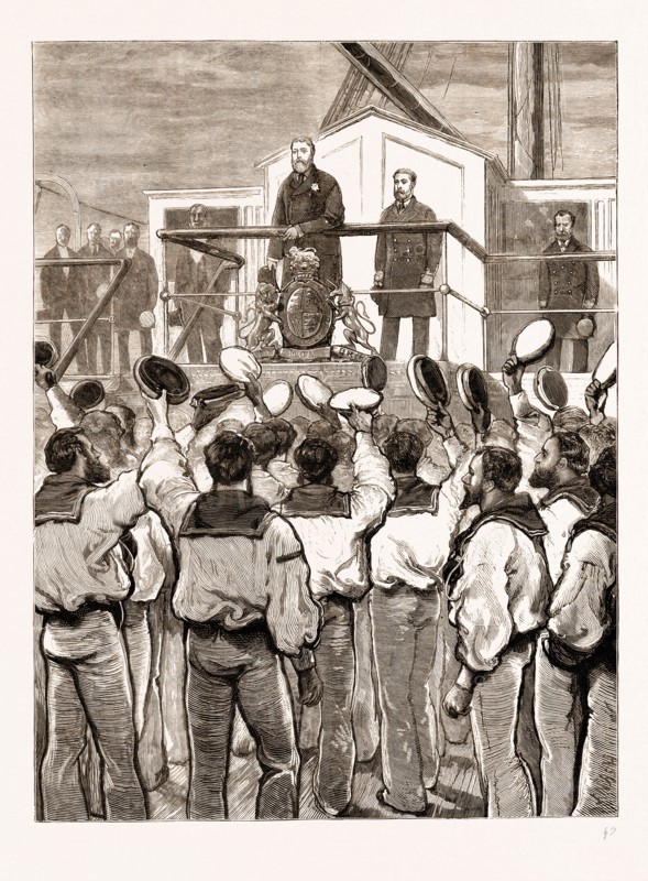 RETURN OF THE PRINCE OF WALES FROM INDIA, 1876: "GOOD-BYE, MY LADS!"