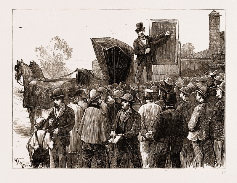 THE AMERICAN CENTENNIAL EXHIBITION, 1876: OUTSIDE THE EXHIBITION: THE "LIGHTNING CALCULATOR", US, U.S., USA, U.S.A., UNITED STATES, UNITED STATES OF AMERICA, AMERICA