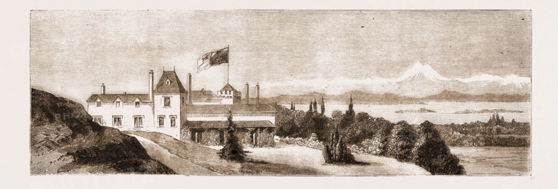 GOVERNMENT HOUSE, VICTORIA, BRITISH COLUMBIA, CANADA, 1883