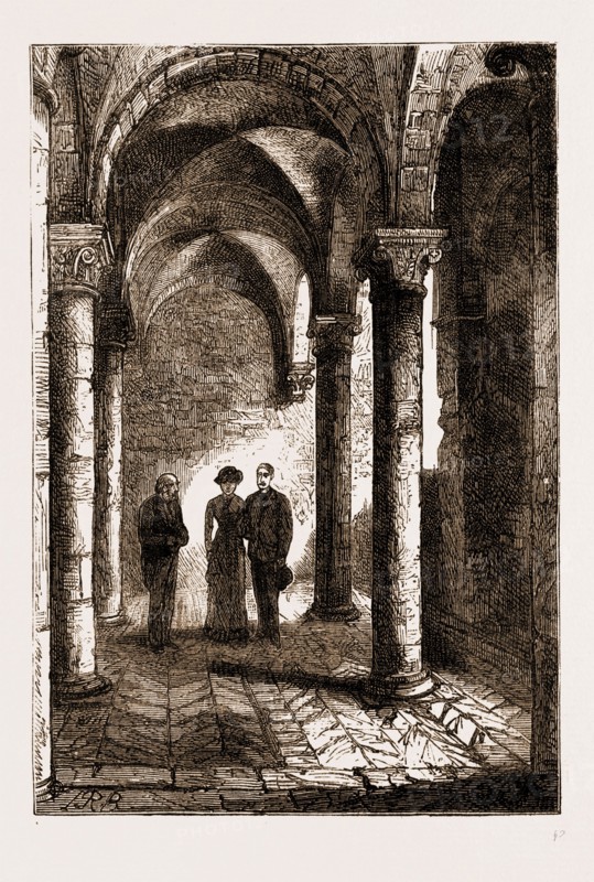 THE NORMAN CHAPEL, DURHAM UNIVERSITY, UK, 1883