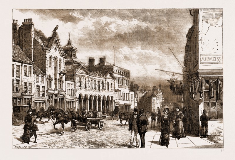 LOWER HIGH STREET, SUNDERLAND, UK, 1883