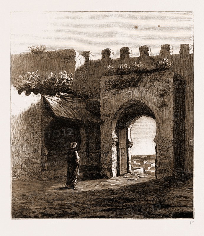 TANGIER, 1883: AN ARCHWAY