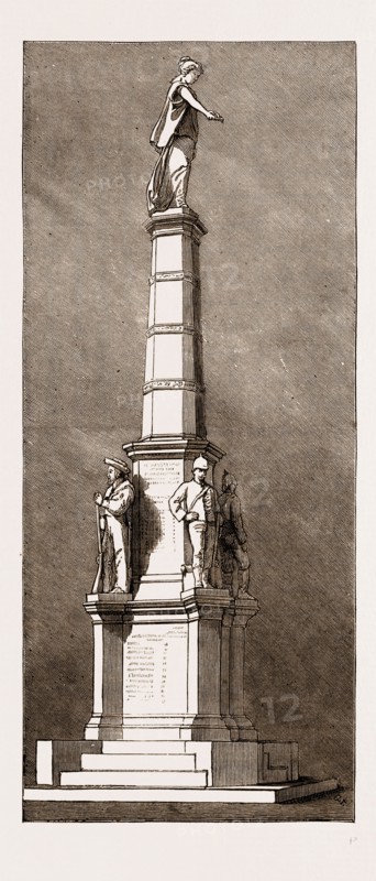 THE ZULU WAR MEMORIAL AT PIETERMARITZBURG, SOUTH AFRICA, 1883: THE MEMORIAL
