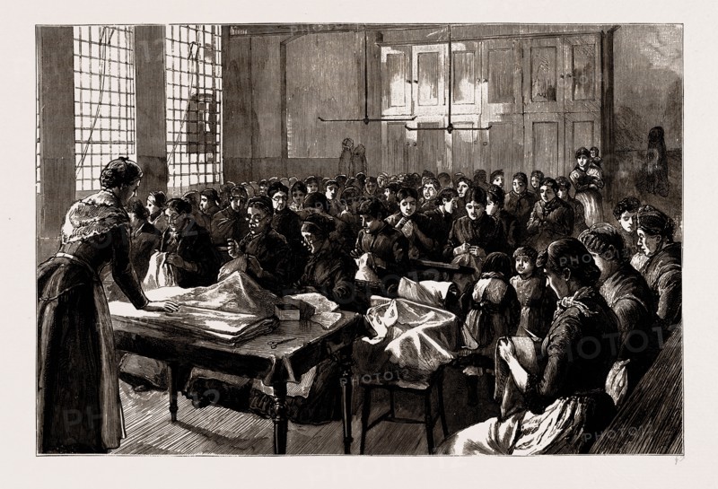 THE LABOUR TEST: NEEDLEWORK, 1886