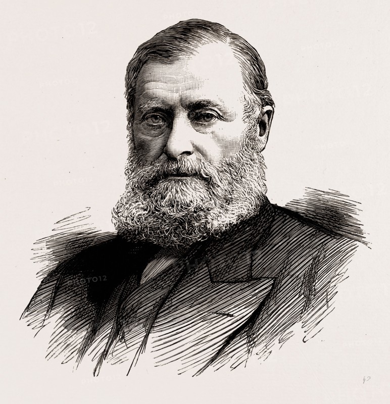 THE RIGHT HON. W.E. FORSTER, M.P. Born July 11, 1818. Died April 5, 1886