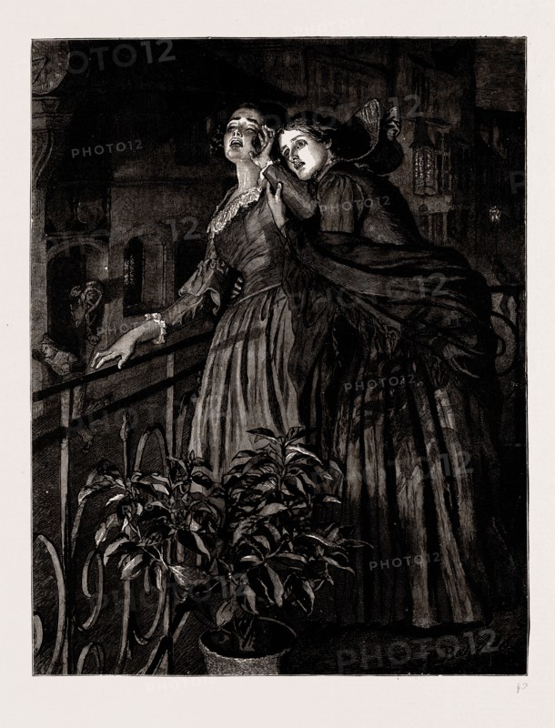 THE MAYOR OF CASTERBRIDGE, DRAWN BY ROBERT BARNES, WRITTEN BY THOMAS HARDY, 1886; "Lucetta's eyes were straight upon the spectacle of the uncanny revel."