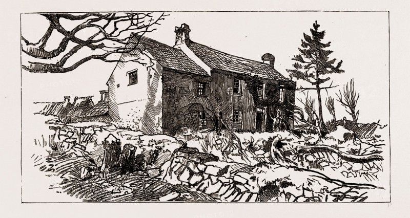 CARRIGROHANE FARM, FROM WHICH THE TENANT HAS BEEN EVICTED. NOW OCCUPIED BY THE CORK DEFENCE UNION, 1886