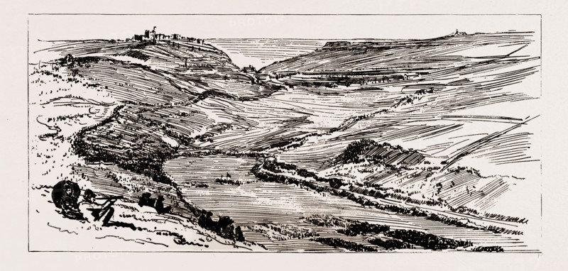 THE VOLUNTEER MANOEUVRES AT DOVER, UK, 1886: THE MARCH PAST