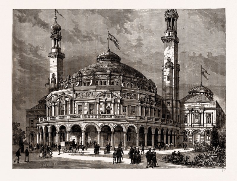 THE PEOPLE'S PALACE FOR EAST LONDON, THE FOUNDATION STONE OF WHICH IS TO BE LAID BY THE PRINCE AND PRINCESS OF WALES, UK, 1886