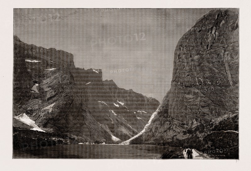 THE ROMSDAL, WITH THE TROLDTINDERNE RANGE, NORWAY, 1886