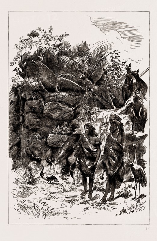 THE COLONIAL AND INDIAN EXHIBITION, 1886: THE FOREST SCENE, VICTORIAN COURT