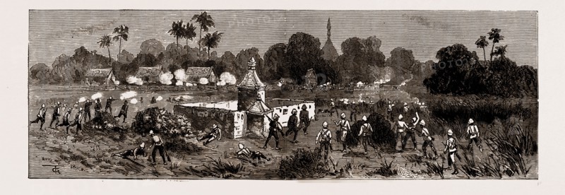THE EXPEDITION TO UPPER BURMA, 1886: THE STORMING OF ZEEDAW BY THE ROYAL WELSH FUSILIERS