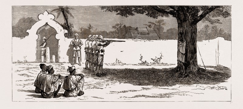 WITH THE ROYAL WELSH FUSILIERS IN UPPER BURMA: THE EXECUTION OF A DACOIT AT SHWAY-BO, 1886