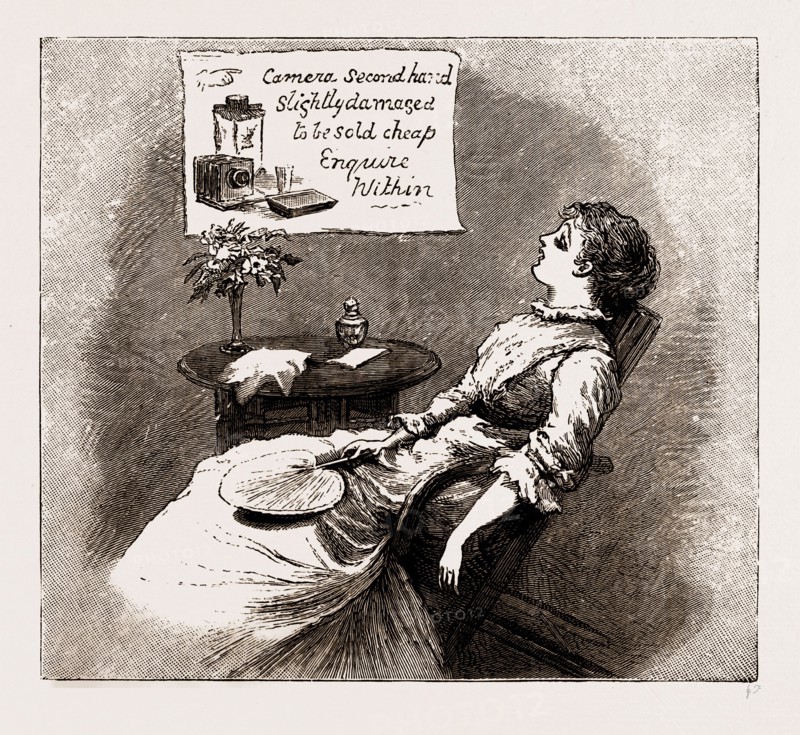 AMATEUR PHOTOGRAPHY BY A LADY, 1886: A BLANK