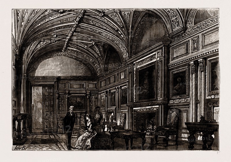 EATON HALL: ANTE-DINING ROOM, UK, 1886