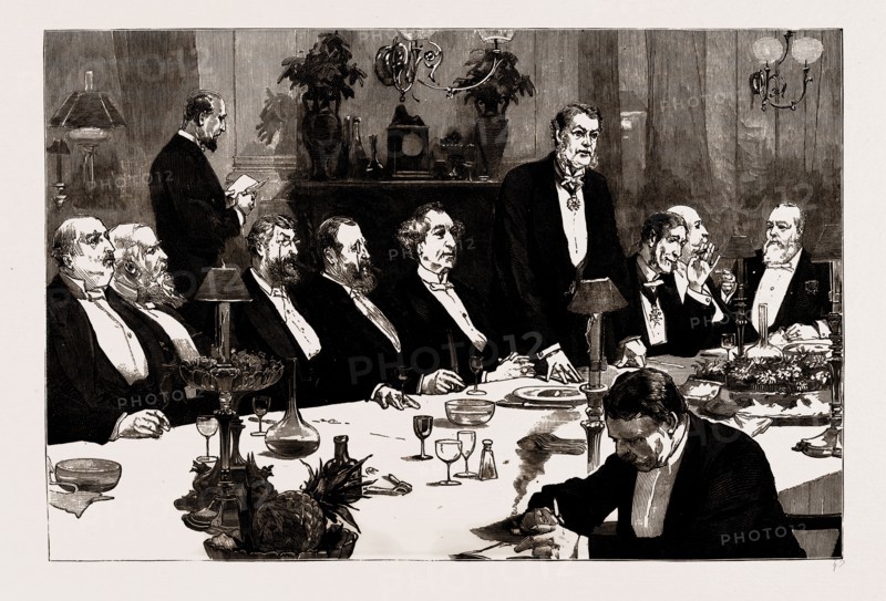 BANQUET TO THE RIGHT HON. SIR JOHN MACDONALD, PRIME MINISTER OF CANADA, AT THE ST. GEORGE'S CLUB, 1886