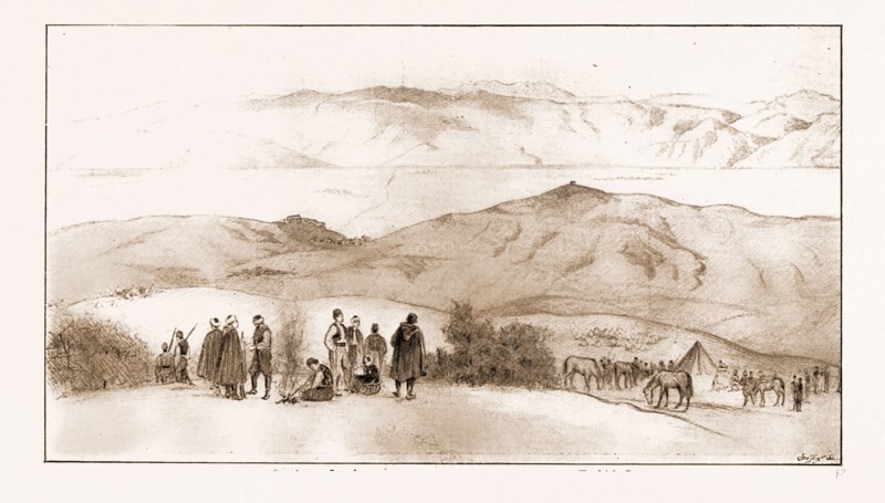 THE ARMISTICE BETWEEN TURKEY AND GREECE: POSITION OF THE ARMIES NEAR LAMIA, 1897: Turkish Camp, Position of the Greeks, Lamia