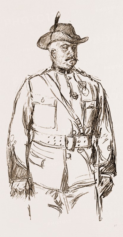 A SERGEANT AND A PRIVATE, NEW ZEALAND MOUNTED