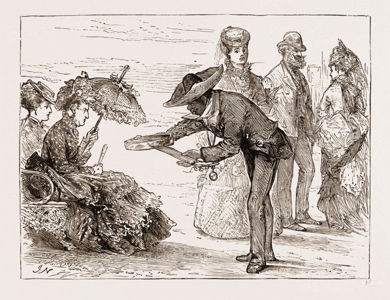 THE PARADE ARIADNE, The Royal Yacht Squadron Regatta at Cowes, UK in 1873