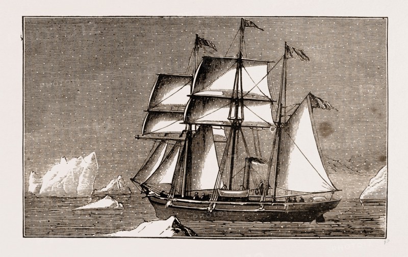 ARCTIC EXPLORATION THE DIANA 1873