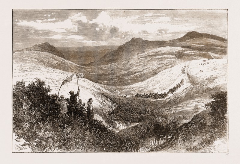 ROAD FROM PRINCE TOWN TO HORRABRIDGE, autumn manoeuvers 1873