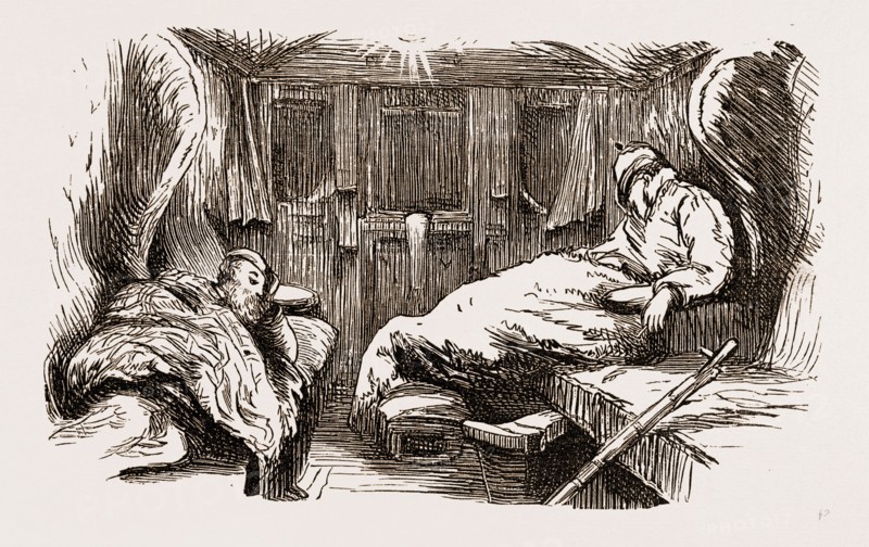 Off to the Moors, UK 1873, 2 A.M. IN THE SCOTCH EXPRESS