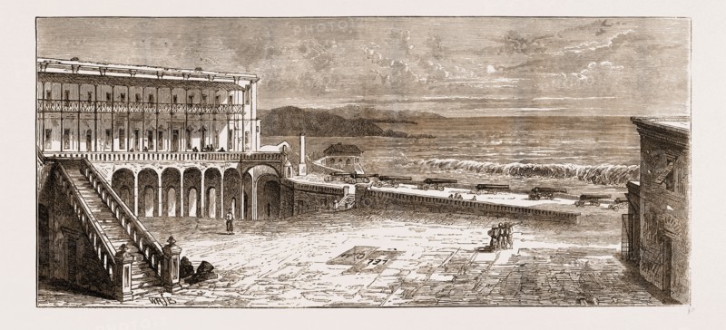 THE GRAVE OF " L. E. L." IN CAPE COAST CASTLE, THE ASHANTEE WAR 1873. Anglo-Ashanti Wars between the Ashanti Empire, now Ghana, and the British Empire in the 19th century