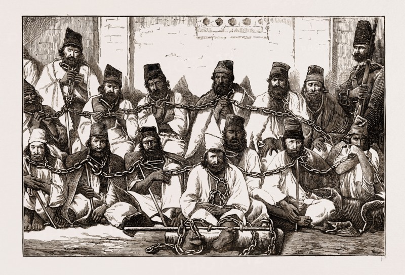 PERSIA DURING THE SHAH'S ABSENCE-HIGHWAY ROBBERS AND MURDERERS AT SHIRAZ 1873