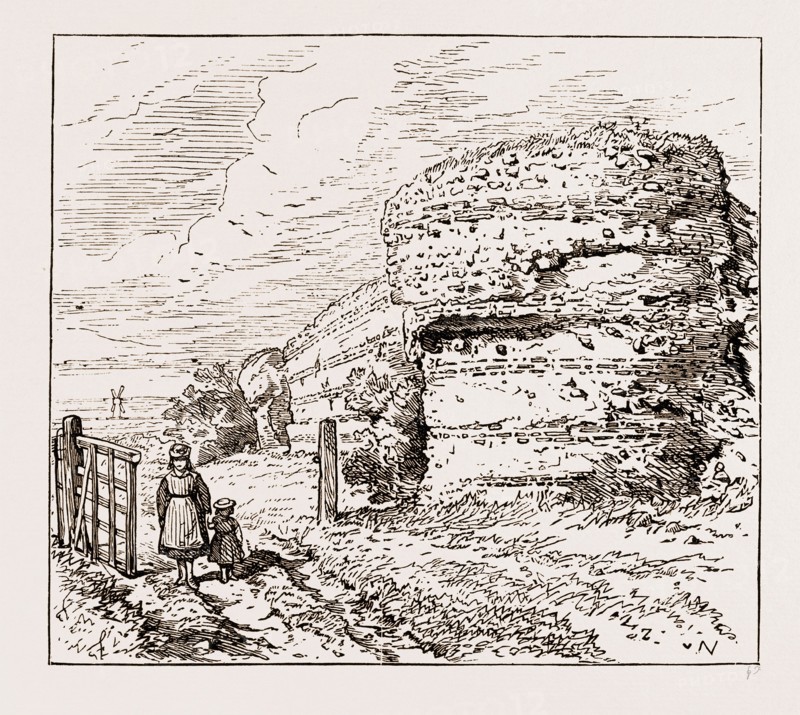 BURGH CASTLE, SOCIAL SCIENCE CONGRESS AT NORWICH UK 1873