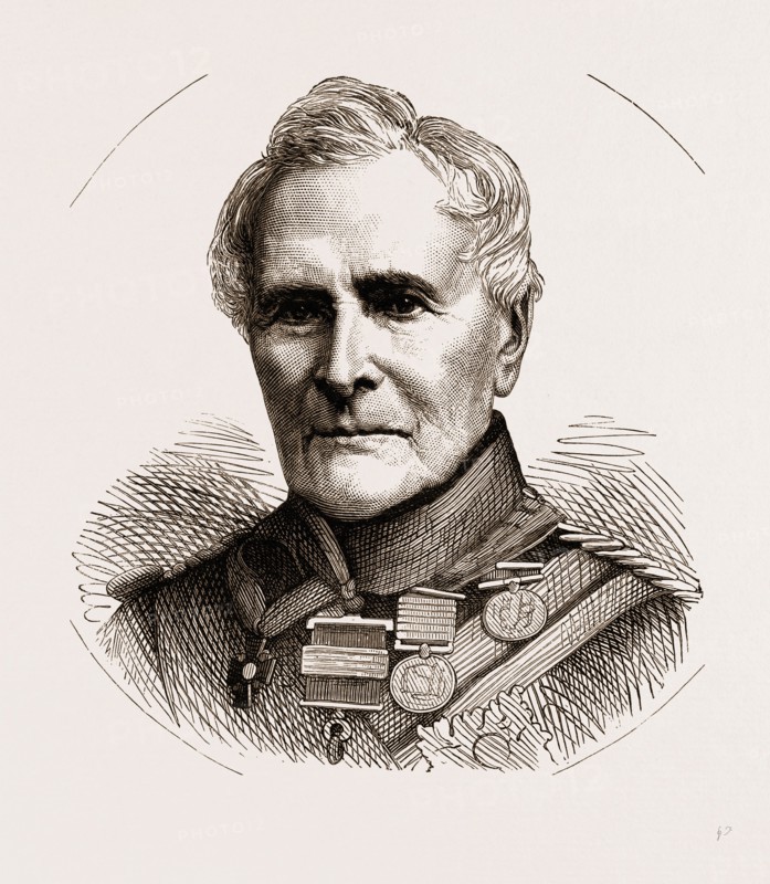 FIELD-MARSHAL SIR W. MAYNARD GOMM, G.C.B., CONSTABLE OF THE TOWER OF LONDON, 1875