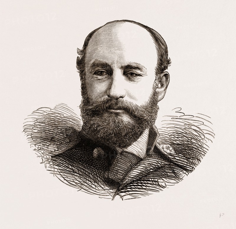 CAPTAIN G.S. NARES, COMMANDER OF THE ARCTIC EXPEDITION, 1875