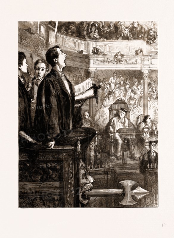 "SPEAK UP, SIR!" A REMINISCENCE OF OXFORD COMMEMORATION, UK, 1875