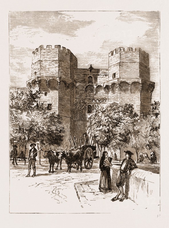 THE PUERTA DE SERRANOS, VALENCIA, SPAIN, 1881