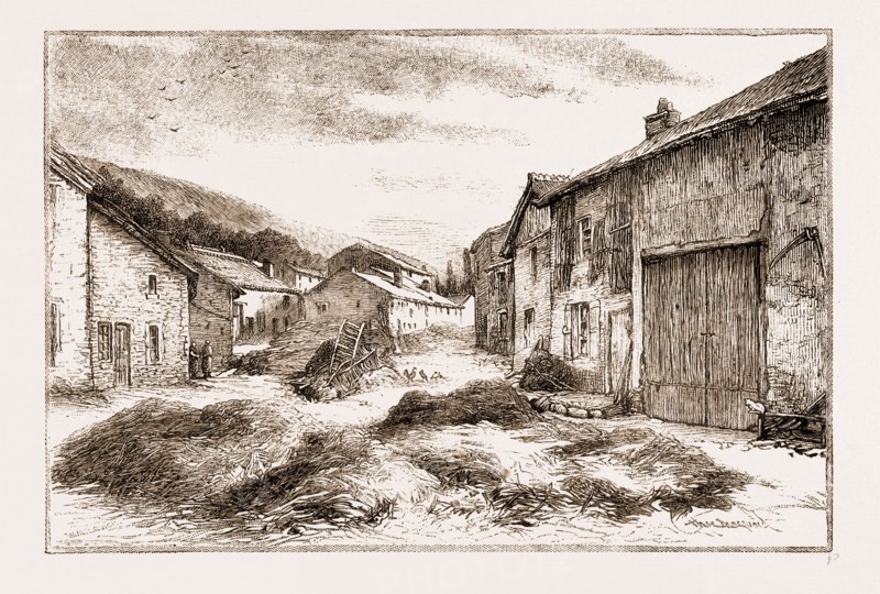 A VILLAGE IN THE ARDENNES, 1881