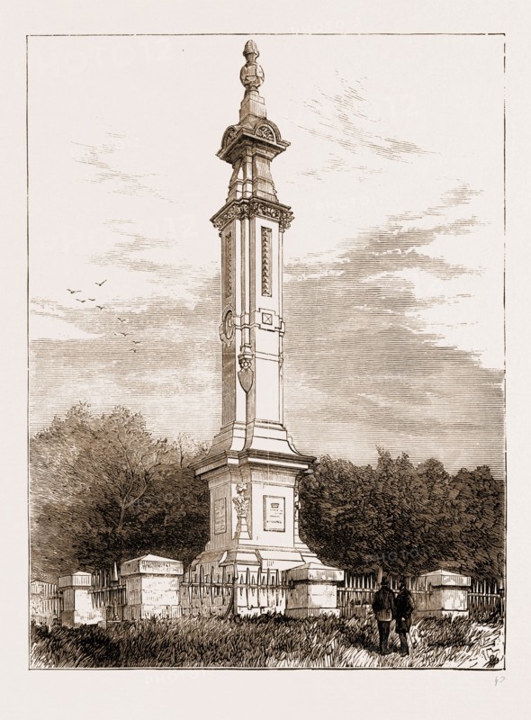 MONUMENT TO ISAAC D'ISRAELI, THE FATHER OF THE LATE EARL OF BEACONSFIELD, ERECTED BY THE LATE VISCOUNTESS BEACONSFIELD, UK