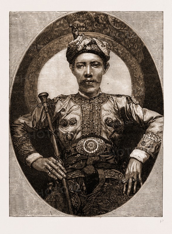 THE LATE MAHOMET JEMALAL ALAM, SULTAN OF THE SULU ISLANDS, 1881