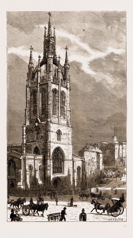 ST. NICHOLAS CHURCH, NEWCASTLE, UK, 1881