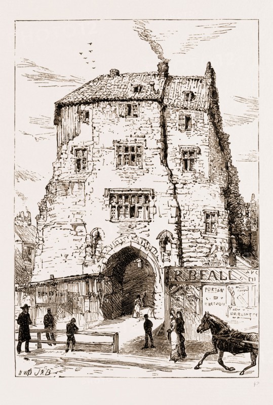 THE BLACK GATE, NEWCASTLE, UK, 1881